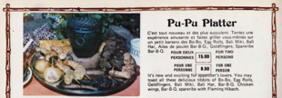 Tiki Dore - Pu-Pu Platter